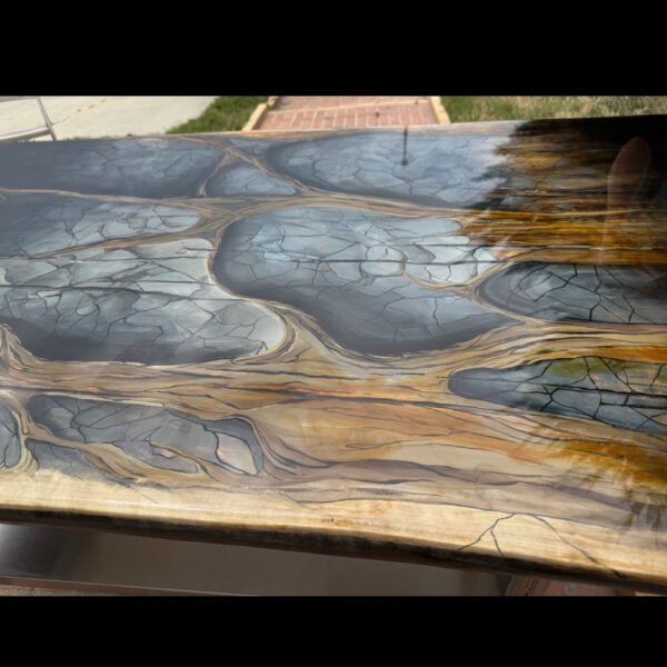 Shadow Grove – Custom Live Edge Fantasy Table - Image 2