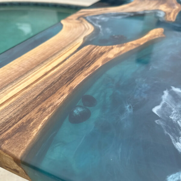 Driftshore – Custom Resin & Wood River Table - Image 3