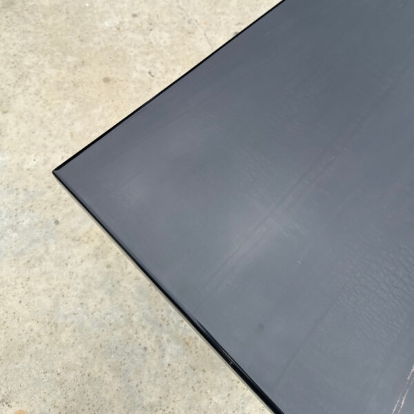 Obsidian Grain – Charred Oak Modern Table - Image 3