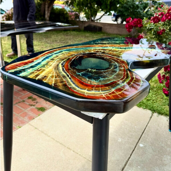 Coreline – Custom Sculpted Resin Table - Image 3