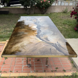 Stormbrush – Custom Resin Art Table