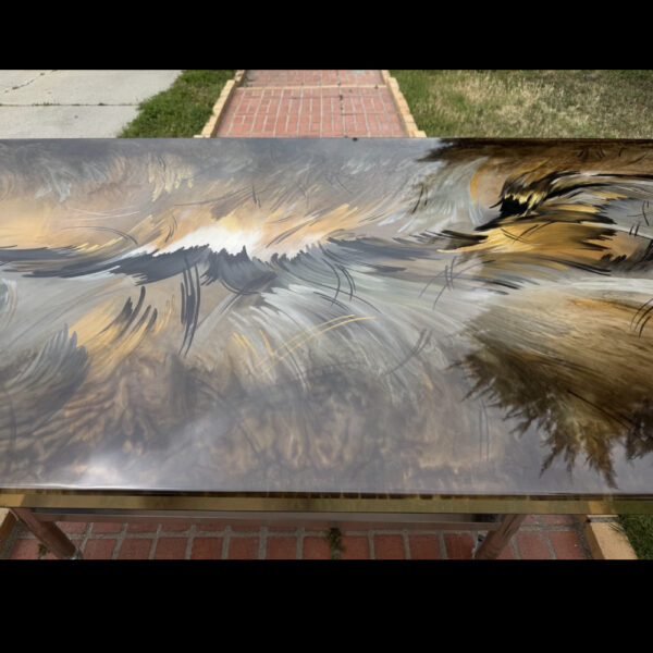 Stormbrush – Custom Resin Art Table - Image 5